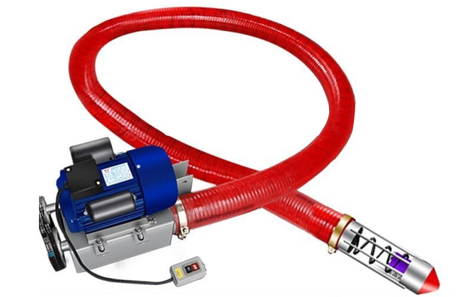 用于輸送玉米顆粒的小型輸送機器，適用于中小型農(nóng)場和下鄉(xiāng)流動收糧食