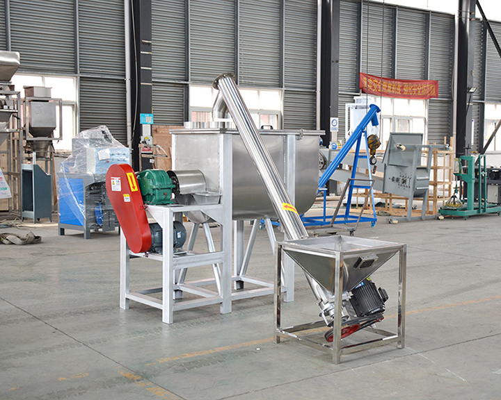 螺旋軸與吊、頭、尾軸承嵌入連接