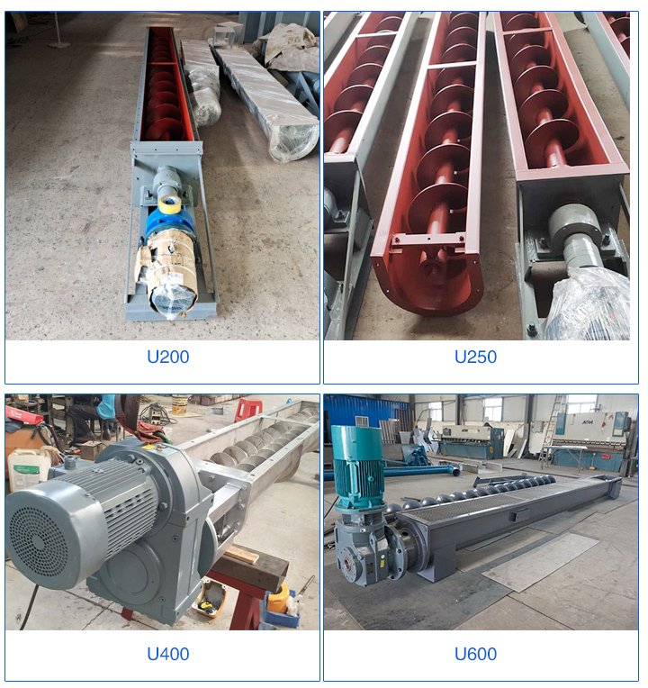 輸送量決定了螺旋輸送機(jī)型號(hào)的選擇，用戶所需輸送物料的產(chǎn)量越大，選擇的螺旋給料機(jī)型號(hào)也就越大